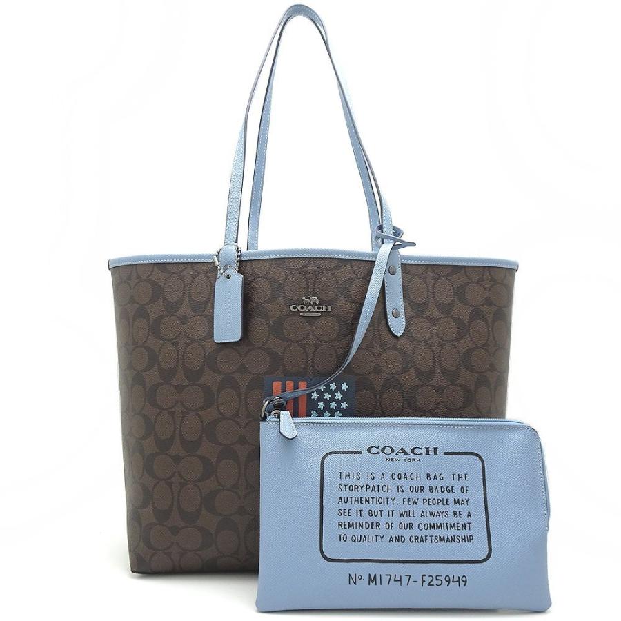 COACH（コーチ） COACH F25949 リバーシブル トートバッグ