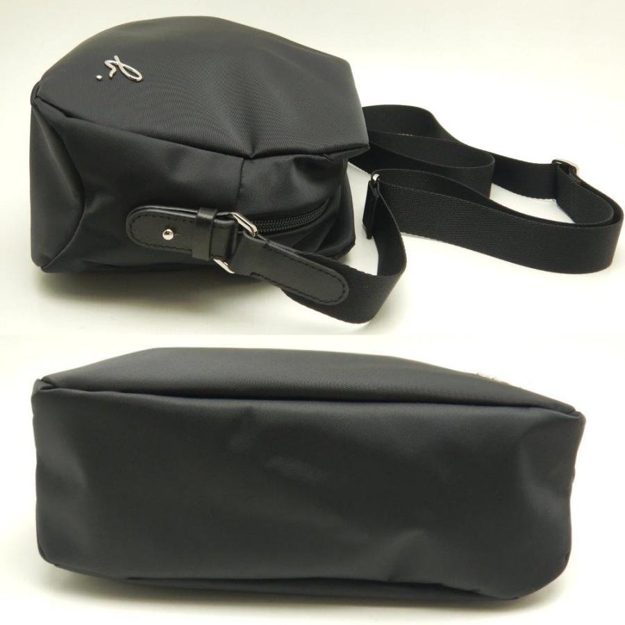 agnes b.（アニエスベー） ショルダーバッグ 斜め掛け ナイロン 黒