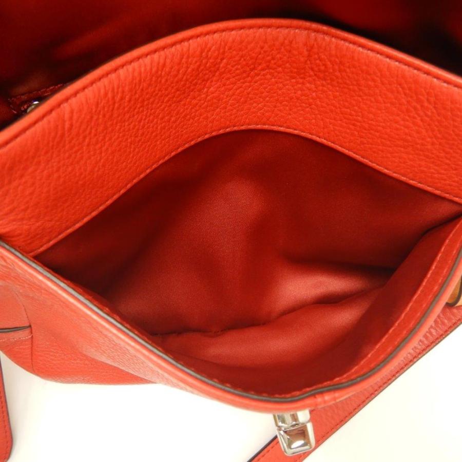 COACH（コーチ） ショルダーバッグ 斜め掛け レザー レッド