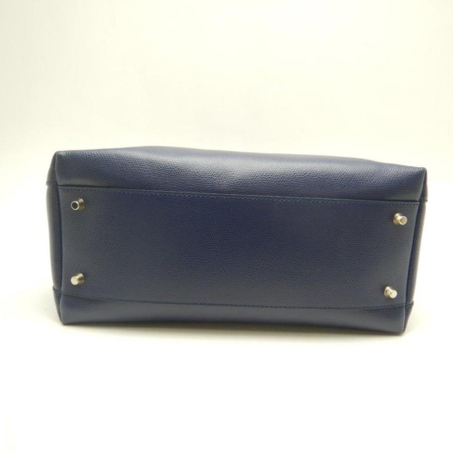 FURLA（フルラ） FURLA 2WAYバッグ パイパー M レザー 紺 ネイビー