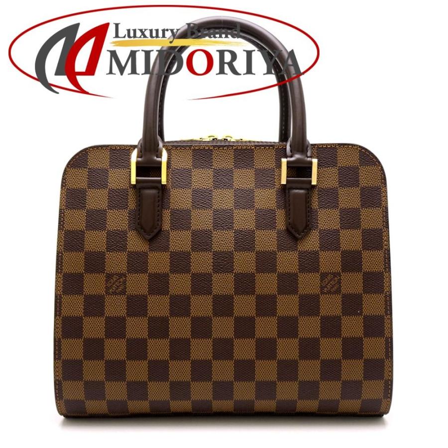 ルイヴィトン LOUIS VUITTON N51155 ダミエ トリアナ エベヌ ハンドバッグ/055844【中古】 :055844