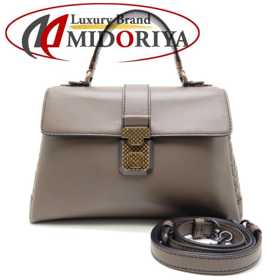 BOTTEGA VENETA ボッテガヴェネタ　ボストンバッグ グレー BOTTEGA VENETA ボッテガヴェネタ ショルダーバッグ/クロス