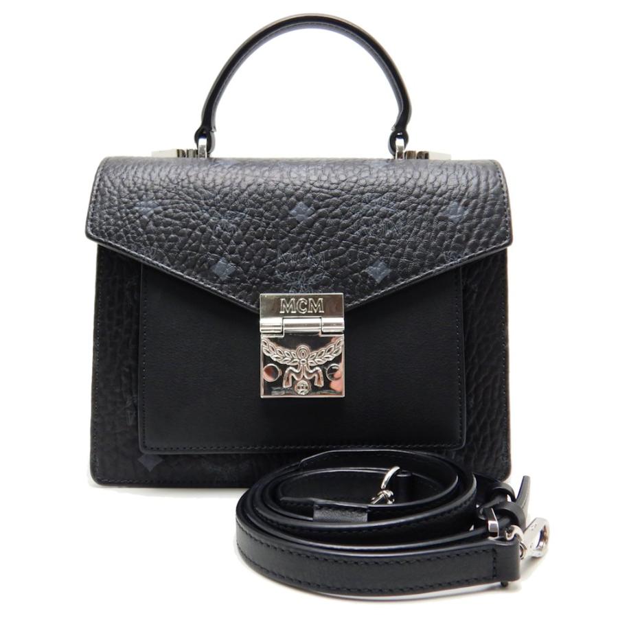 MCM エムシーエム MWE 8APA ヴィセトス サッチェル 2WAY ハンドバッグ