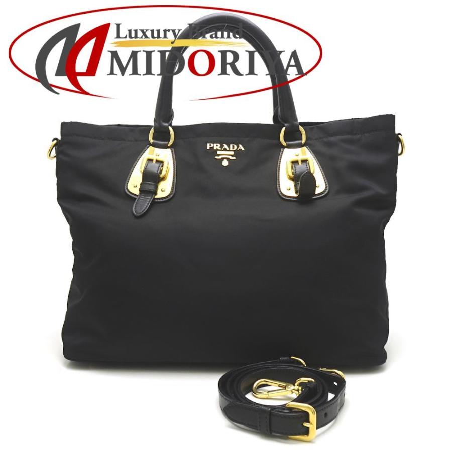 プラダ Prada Bn1902 2wayバッグ 斜め掛け ナイロン レザー Nero ブラック 中古 株式会社midoriya 通販 Yahoo ショッピング