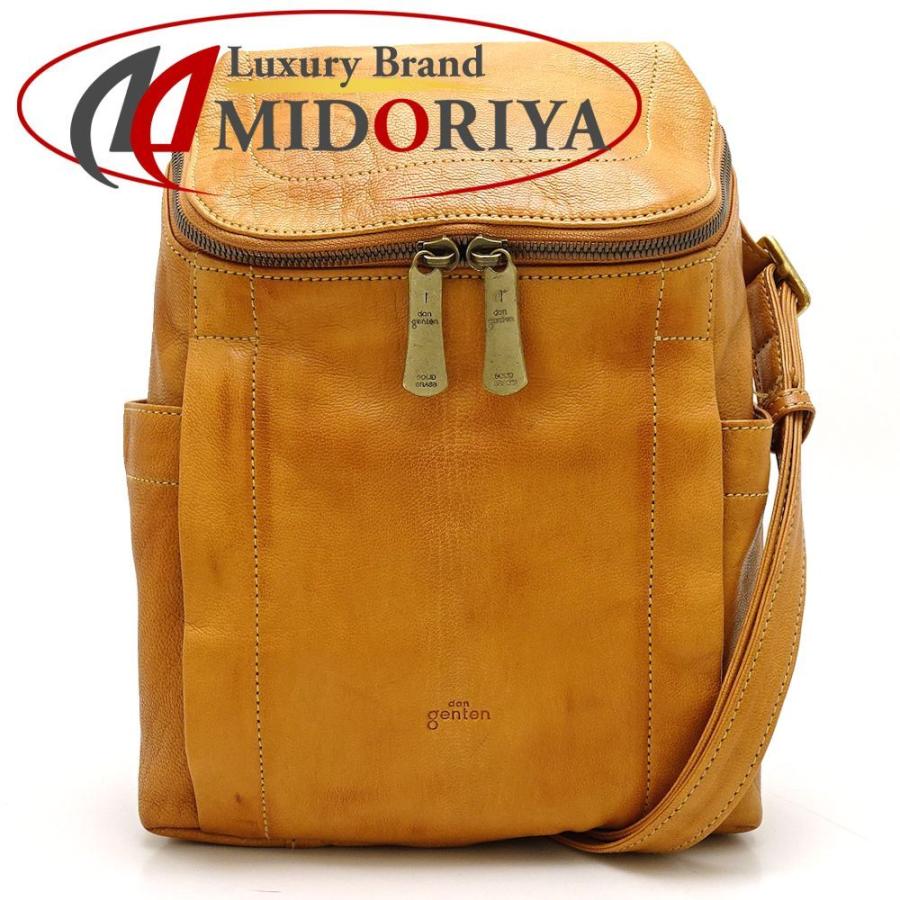 ダン ゲンテン Dan Genten ショルダーバッグ レザー キャメル メンズライン 中古 株式会社midoriya 通販 Yahoo ショッピング