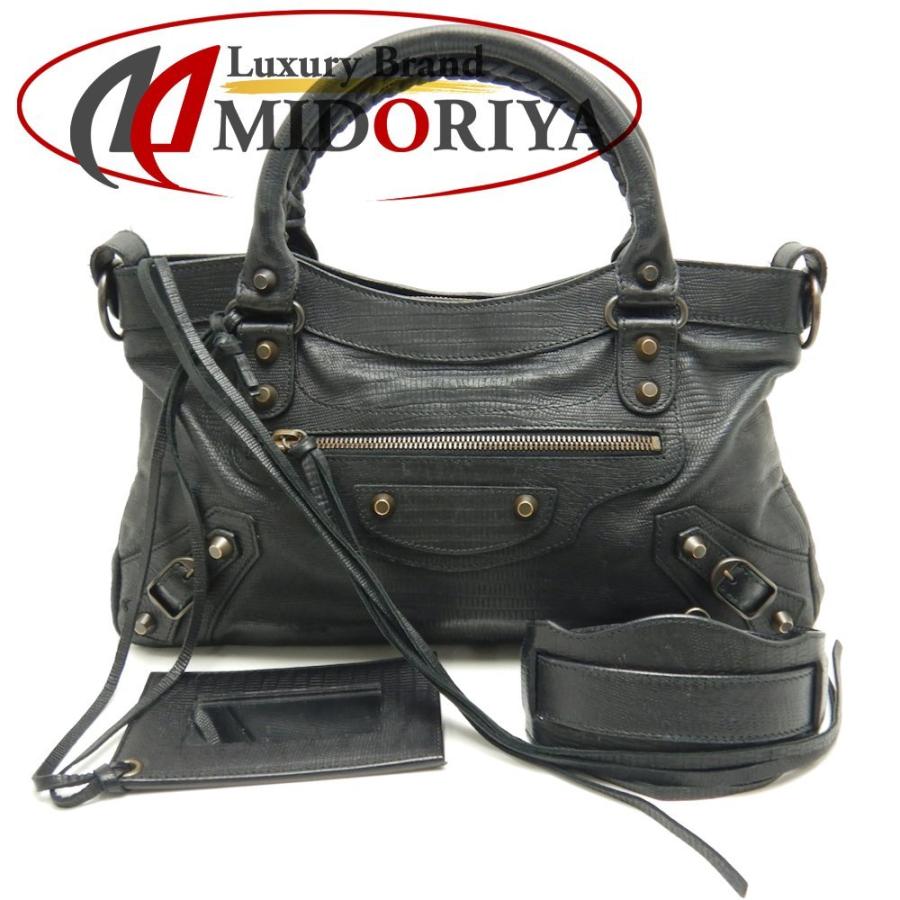 BALENCIAGA バレンシアガ2wayバッグブラックザファースト