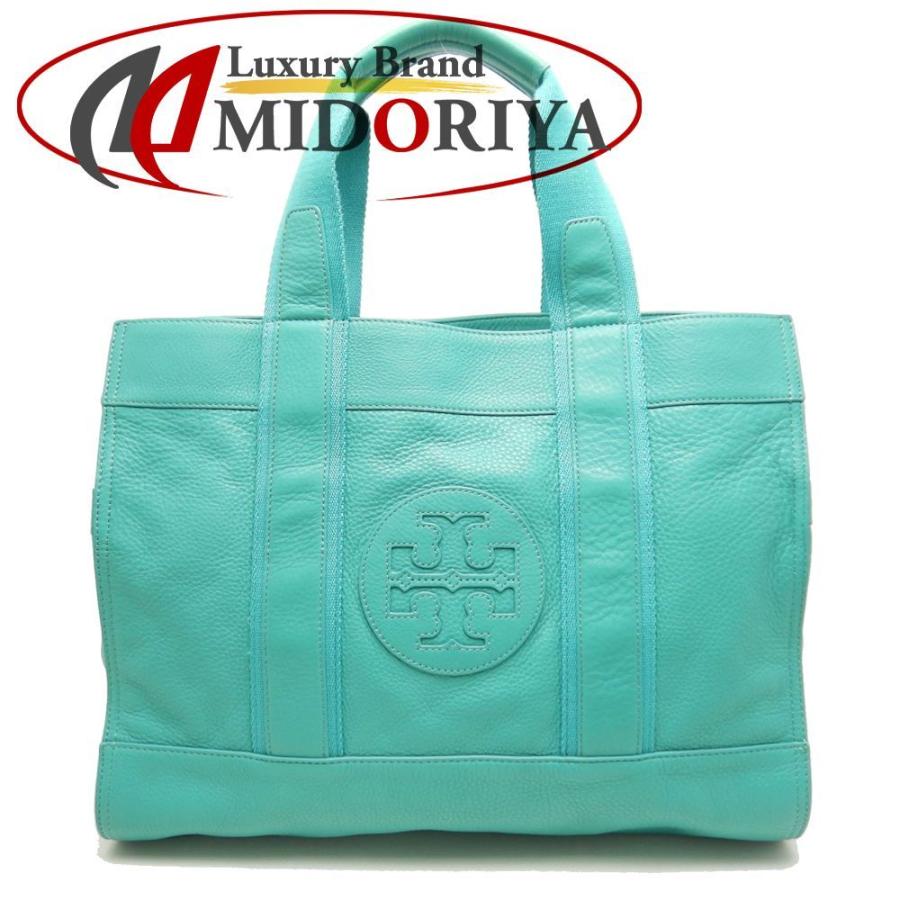 トリーバーチ Tory Burch トートバッグ レザー エメラルドグリーン 0510 中古 0510 株式会社midoriya 通販 Yahoo ショッピング