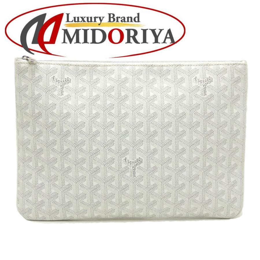 ゴヤール Goyard セナmm Pvc レザー ホワイト系 セカンドバッグ クラッチ 0504 中古 0504 株式会社midoriya 通販 Yahoo ショッピング