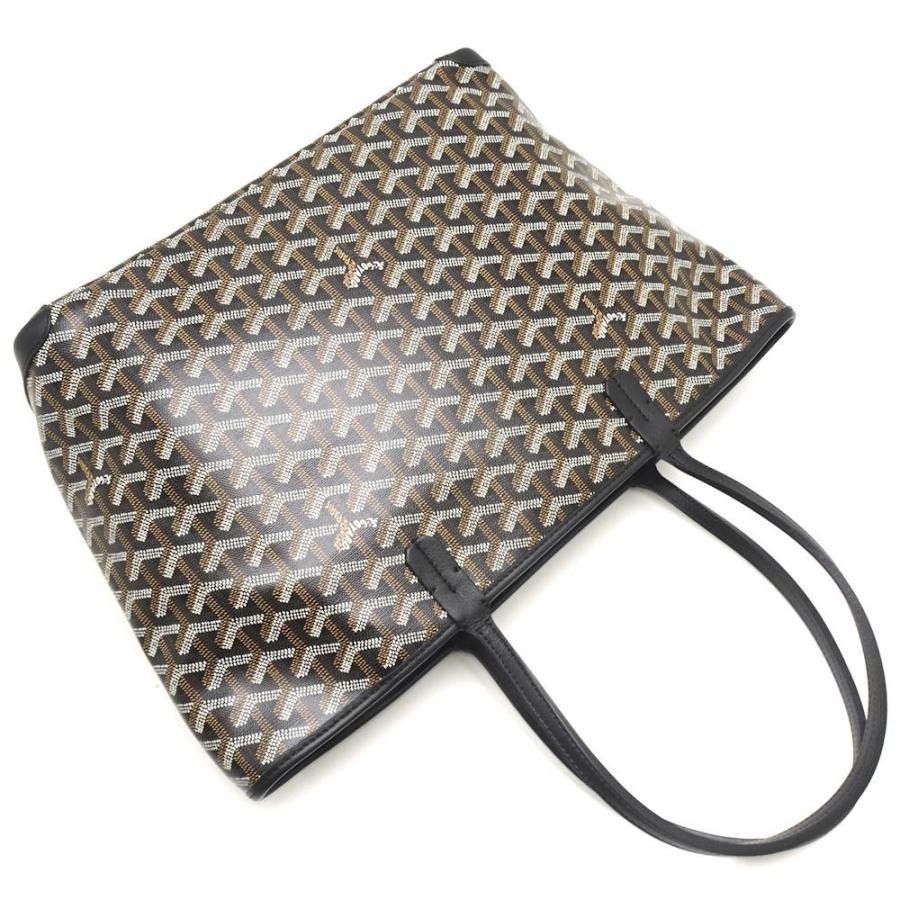 ゴヤール GOYARD ☆未使用 アルトワPM PVC×レザー 黒 ブラック トート 