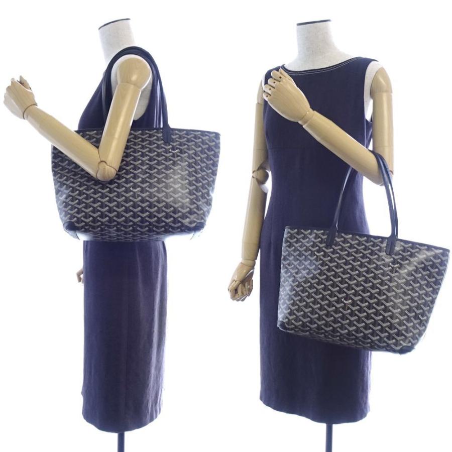 ゴヤール GOYARD ☆未使用 アルトワPM PVC×レザー 黒 ブラック トート 