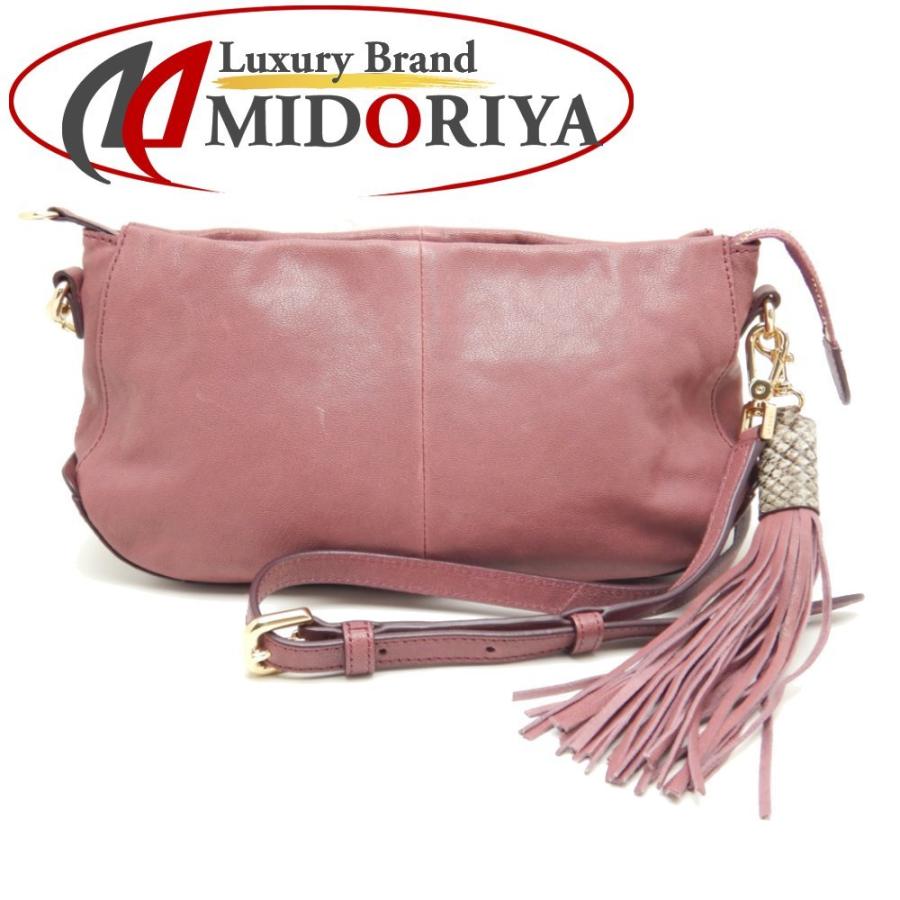 サザビー Sazaby ショルダーバッグ 斜め掛け レザー ダークピンク 0554 中古 0554 株式会社midoriya 通販 Yahoo ショッピング