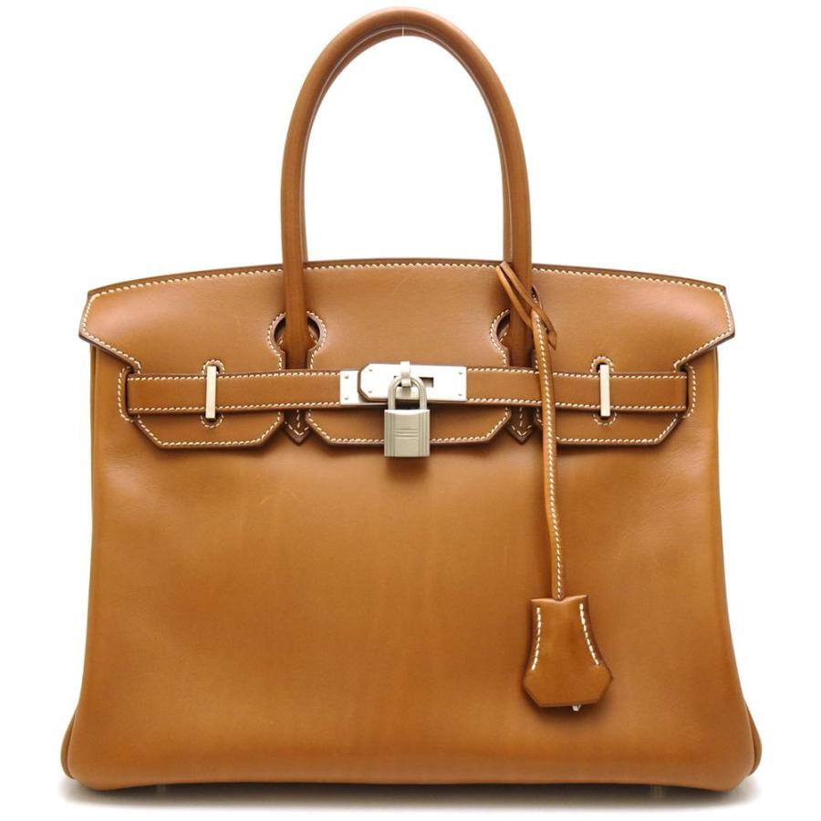 Birkin エルメス HERMES バーキン30 ボックスカーフ ブラウン マット 