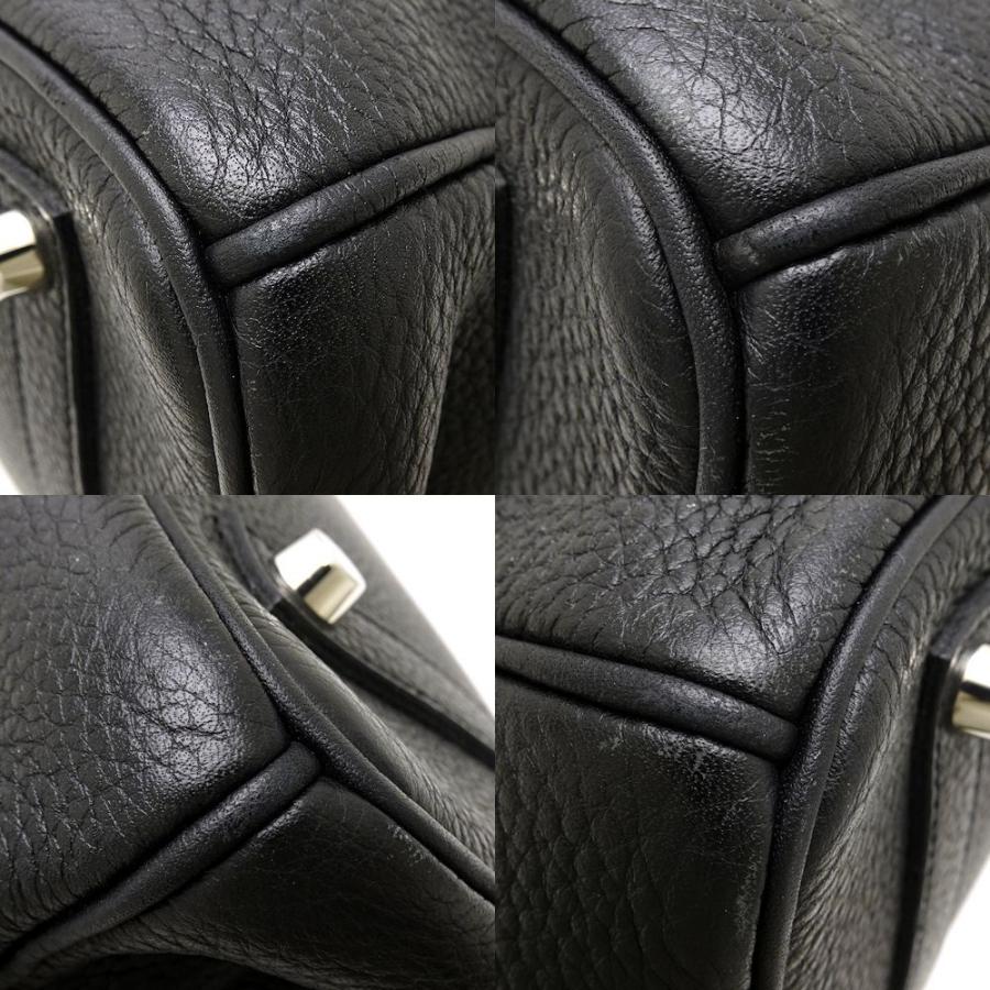 エルメス HERMES バーキン35 トリヨン 黒 ブラック シルバー金具 ハンドバッグ/058984【中古】｜phasemidoriya78｜04