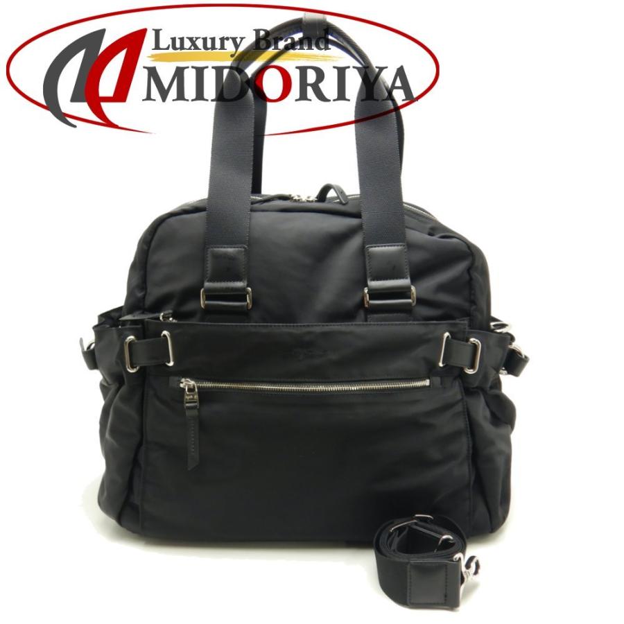 【極美品】アニエスベー　ボストン　南京錠　ショルダー　ブラック　2way 極美品】アニエスベー ボストン 南京錠 ショルダー ブラック 2way