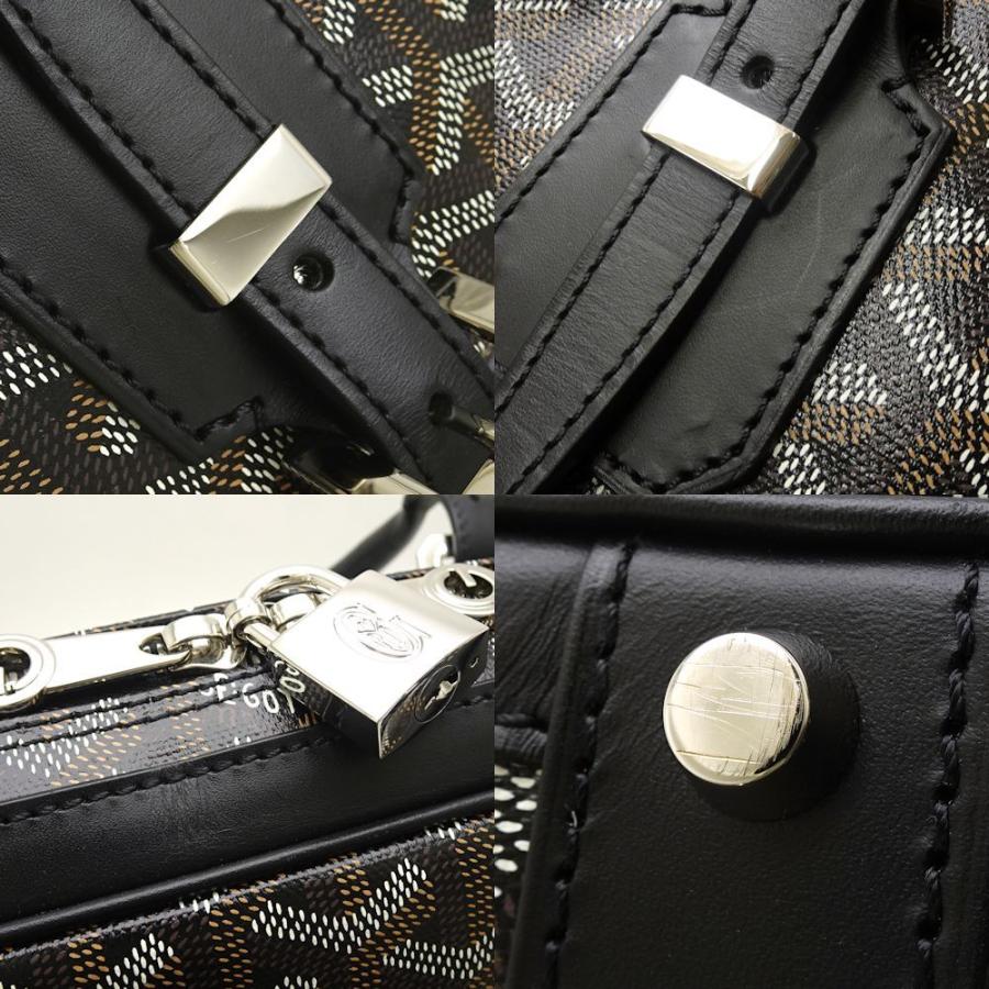 GOYARD ゴヤール アンバサードPM PVC×レザー 黒 ブラック