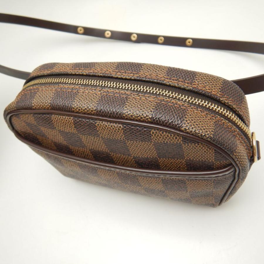 ルイ・ヴィトン・ダミエ LOUIS VUITTON ポシェットイパネマ N51296 ウエストバッグ ブラウン / 059569【中古】｜phasemidoriya78｜06