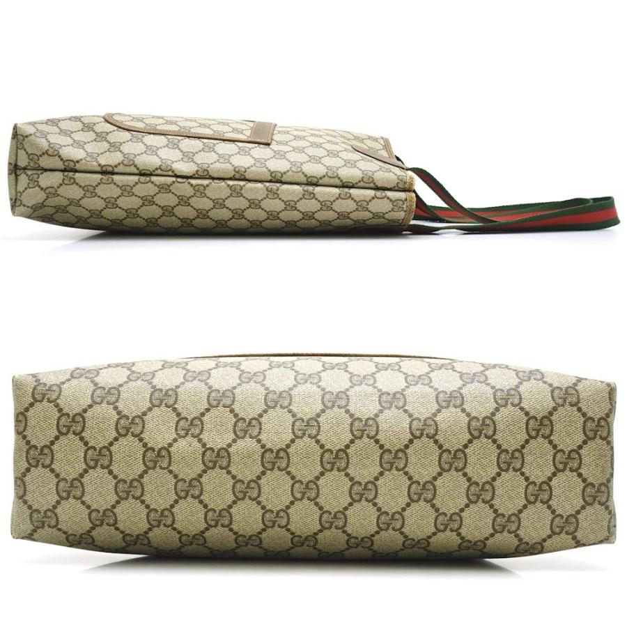 美品★GUCCI シェリーライン GGトートバッグ ベージュ レザー PVC 1円〜）GUCCI オールドグッチ トートバッグ GGスプリーム
