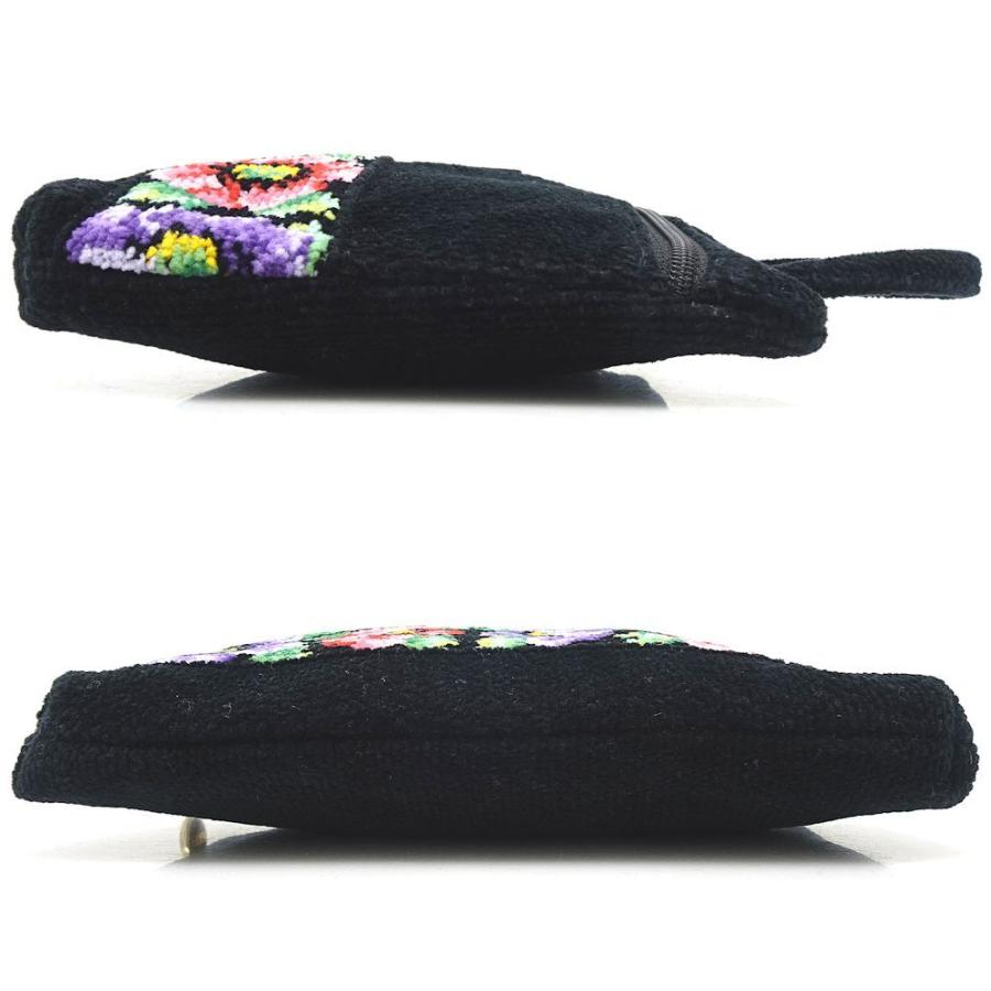 FEILER フェイラー ボストンバッグ フラワーブーケ ブラック シュニール織 feiler（フェイラー） 美品 ハイジ シュニール織り ボストンバッグ