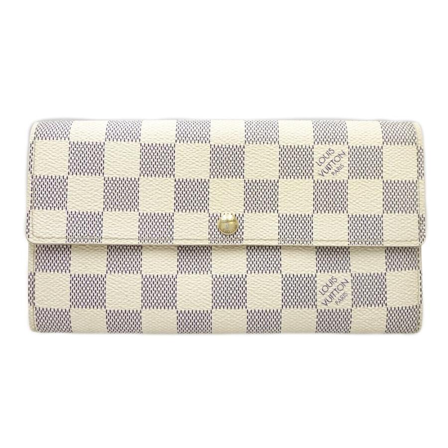 LOUIS VUITTON ルイヴィトン 長財布 ダミエ アズール ポルトフォイユ 