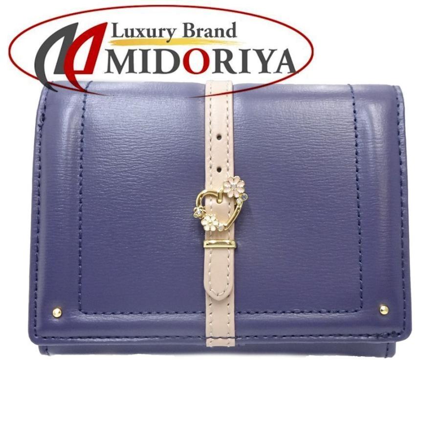 サマンサタバサプチチョイス Samantha Thavasa Petit Choice コンパクト財布 ハートフロントベルト ネイビー 未使用 株式会社midoriya 通販 Yahoo ショッピング