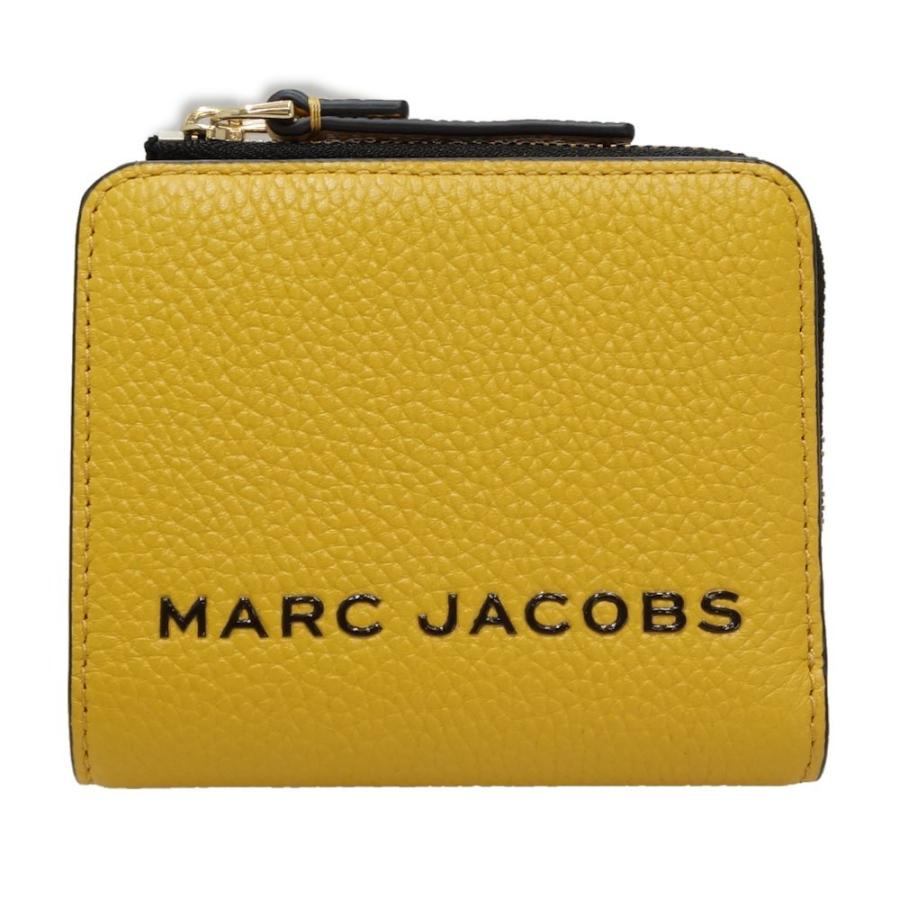 新品未使用】MARC JACOBS マークジェイコブス 二つ折り財布 ゴールド ...