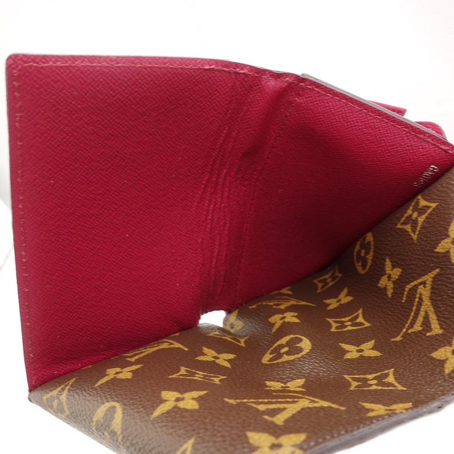 ルイヴィトン M60494 三つ折り財布 マリールー モノグラム フューシャ LOUIS VUITTON（ルイ・ヴィトン） コンパクト財布 モノグラム エピ