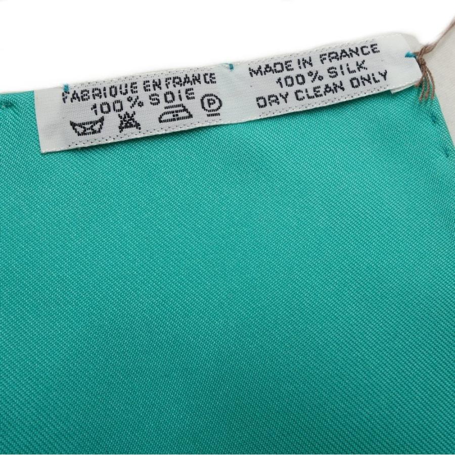 HERMES（エルメス） スカーフ カレ90 シルク100％ 馬 エメラルド