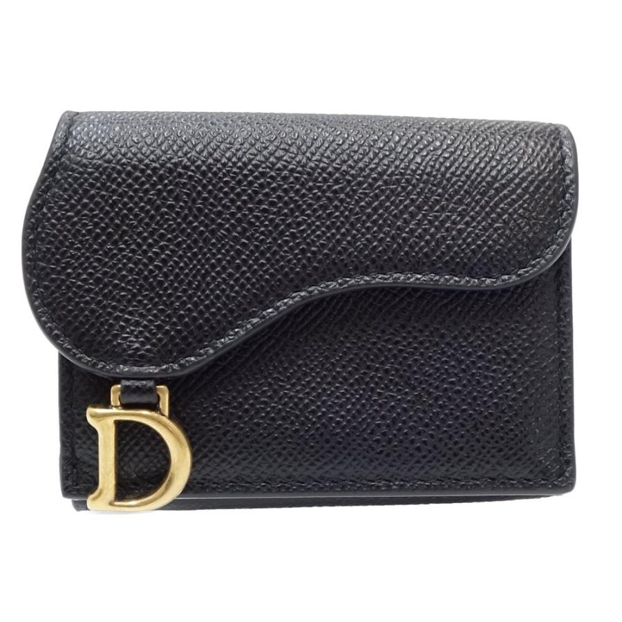 クリスチャン ディオール Christian Dior コンパクト財布 サドル