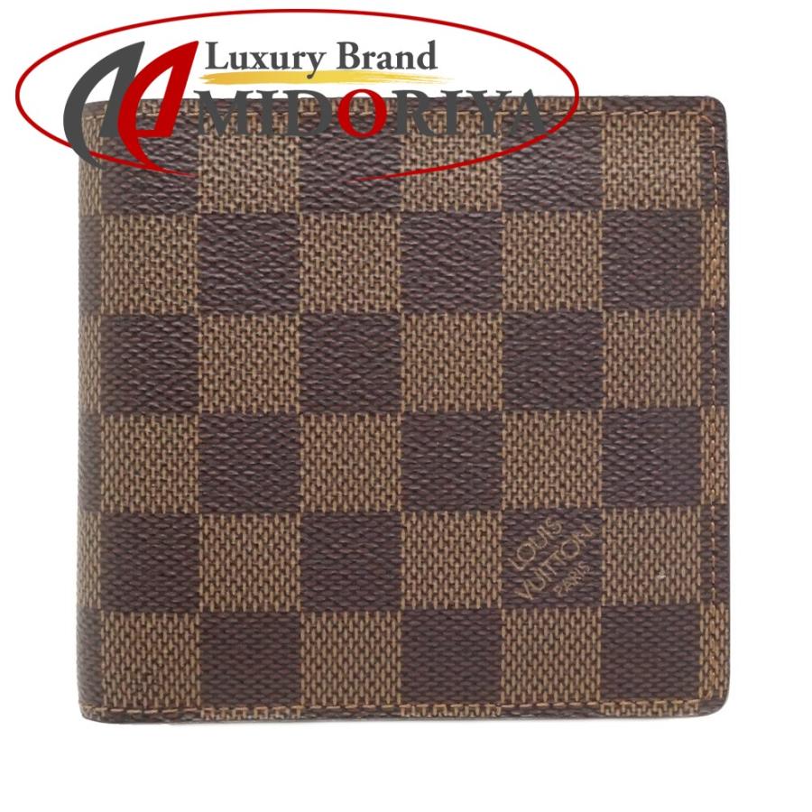 ルイヴィトン Louis Vuitton コンパクト財布 メンズ ダミエ エベヌ ポルトフォイユ マルコ ブラウン N 中古 株式会社midoriya 通販 Yahoo ショッピング