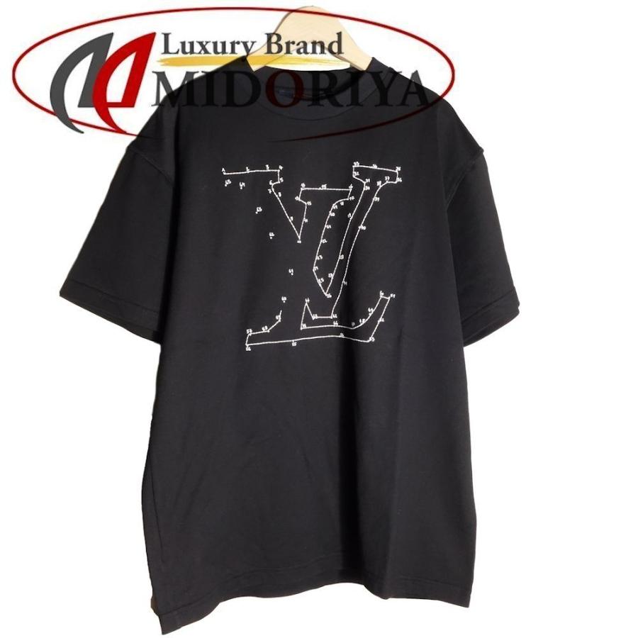 ルイヴィトン LOUIS VUITTON Tシャツ LVステッチプリント アンドエン