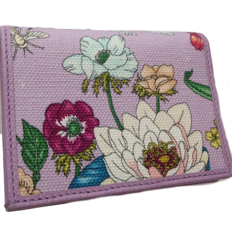 GUCCI　グッチ　財布　コンパクト　フローラ　GG　マーモント GUCCI（グッチ） コンパクト財布 ミニウォレット GGマーモントフローラ
