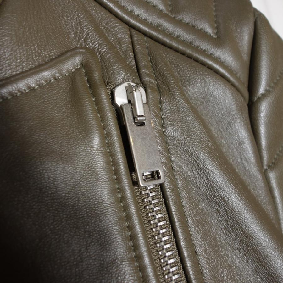 CELINE セリーヌ バイカージャケット ライダース サイズ38 ラムレザー  