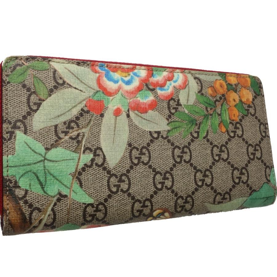 ✨美品✨ グッチ 長財布 GGスプリーム シルバー金具 PVC レザー ボルドー ✨美品✨ グッチ 長財布 GGスプリーム シルバー金具 PVC レザー