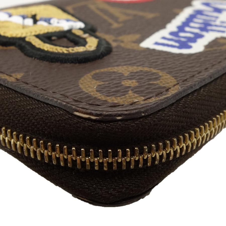 ルイ・ヴィトン M63391 モノグラム・パッチーズ ジッピー・パース ケース【池袋店】【中古】 LOUIS VUITTON - ルイ・ヴィトン M63391 モノグラム・パッチーズ
