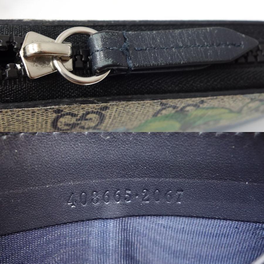 GUCCI（グッチ） 長財布 GGブルームス ラウンドファスナー GG