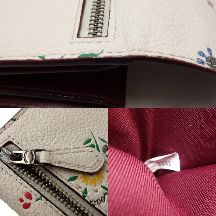 COACH（コーチ） コンパクト財布 三つ折り 花柄 ウィズ ワイルド