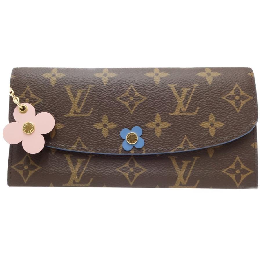 ルイヴィトン 長財布 モノグラム ポルトフォイユ エミリー フラワー 1666