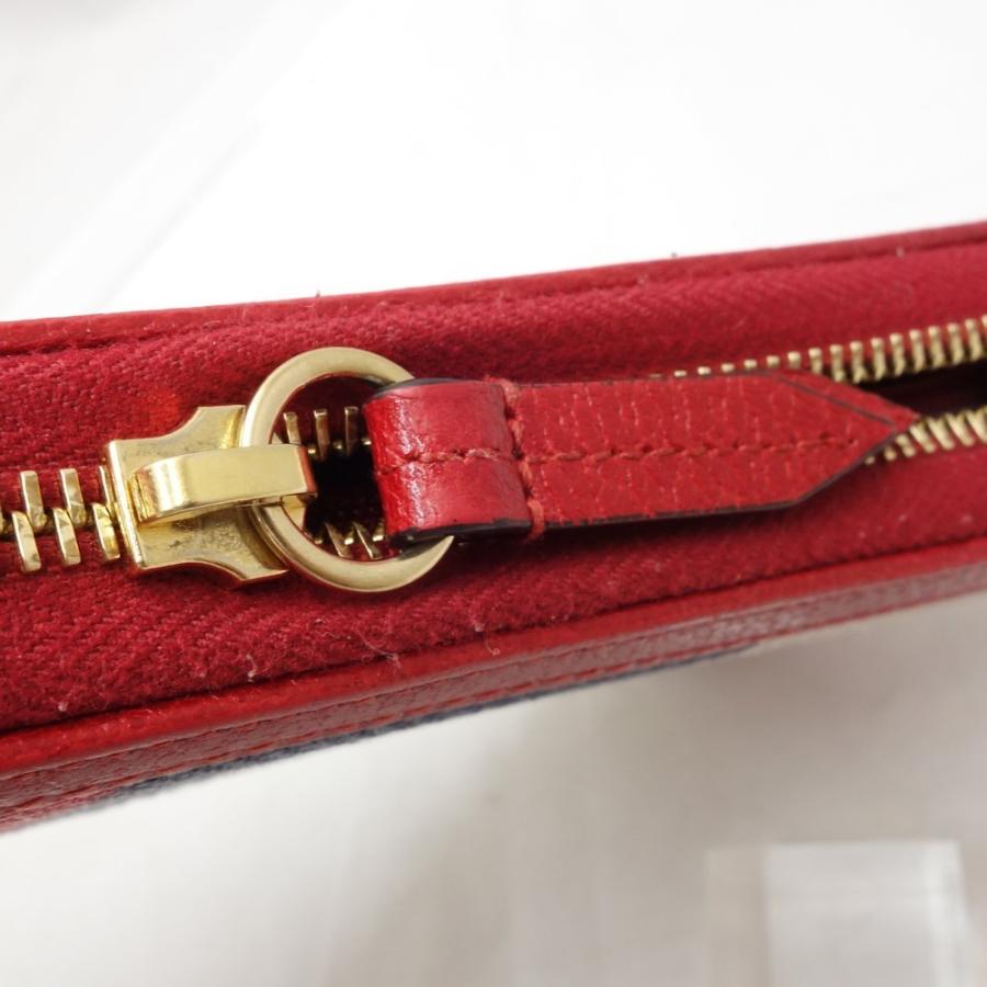 GUCCI（グッチ） 長財布 ラウンドジップウォレット キャンバス レザー