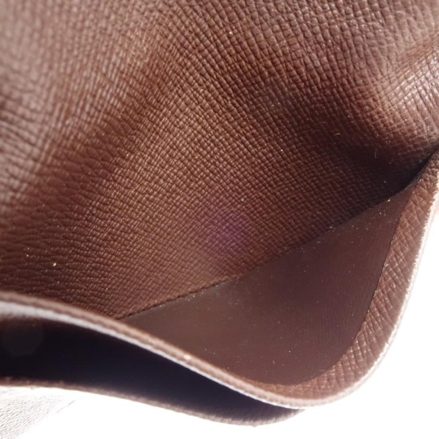 最高級 ②LOUIS VUITTON ルイヴィトン ダミエ ラドロー ミニ財布 茶