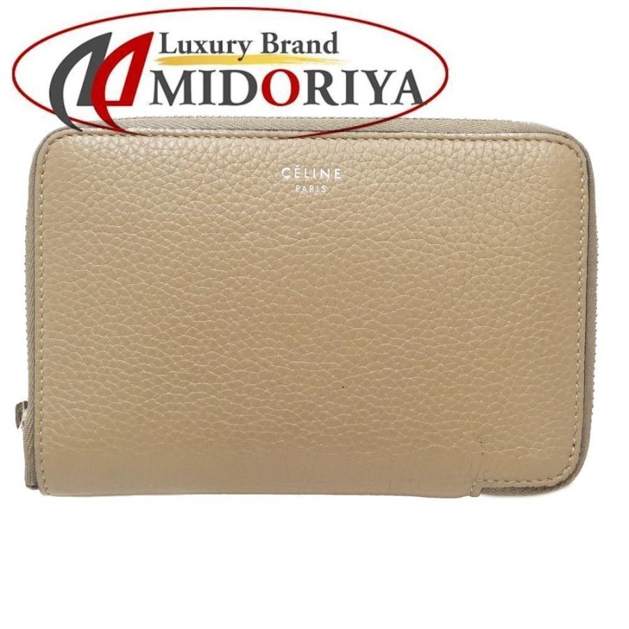 CELINE セリーヌ　ミディアム ジップ アラウンド ウォレット 二つ折り財布 CELINE（セリーヌ） ミディアム ジップ ウォレット ラウンドファスナー