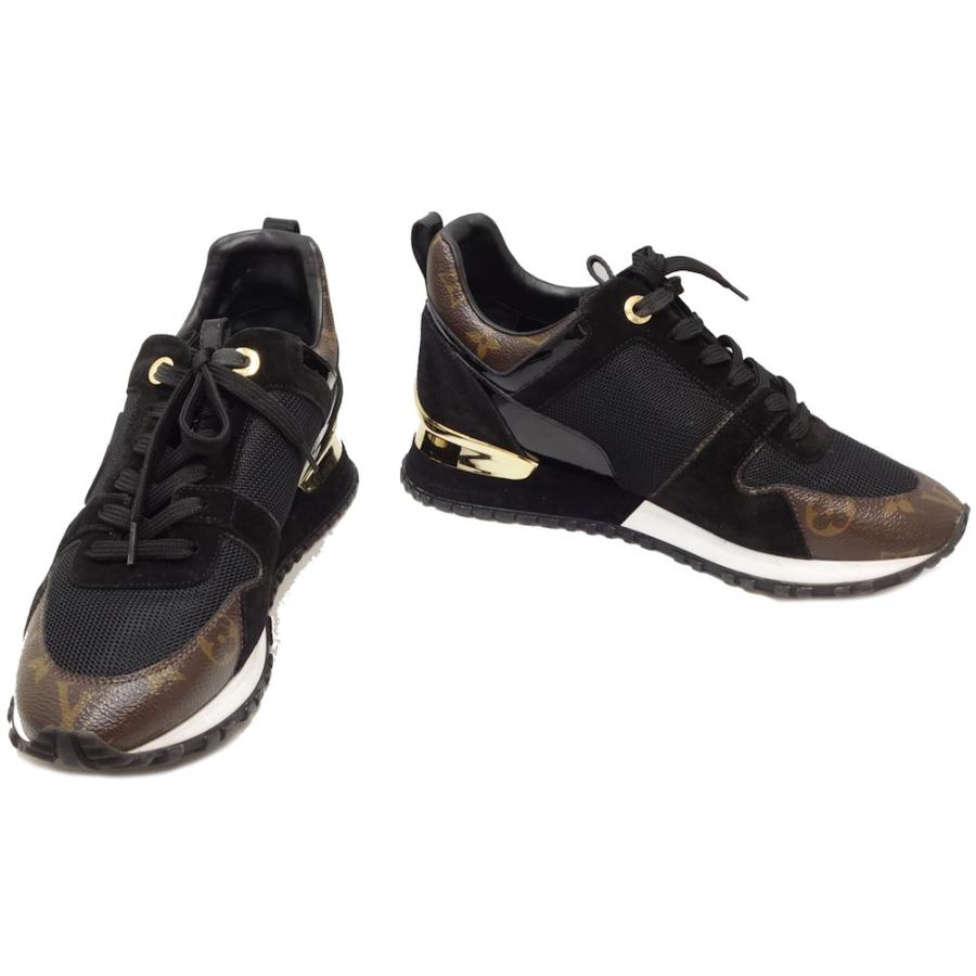 ルイヴィトン LOUIS VUITTON ランアウェイラインスニーカー スエード