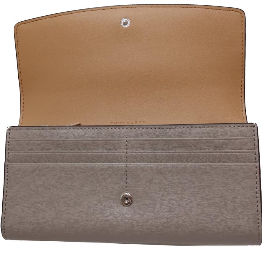 極美品　TORYBURCH 長財布　二つ折り　レザー　グレージュ　マルチカラー TORY BURCH（トリーバーチ） 長財布 二つ折り レザー グレージュ 36988