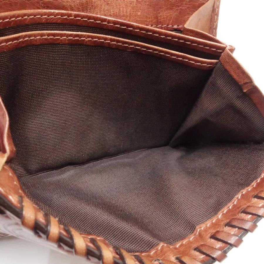 ANNA SUI（アナスイ） 二つ折り財布 レザー ブラウン / 082978【中古