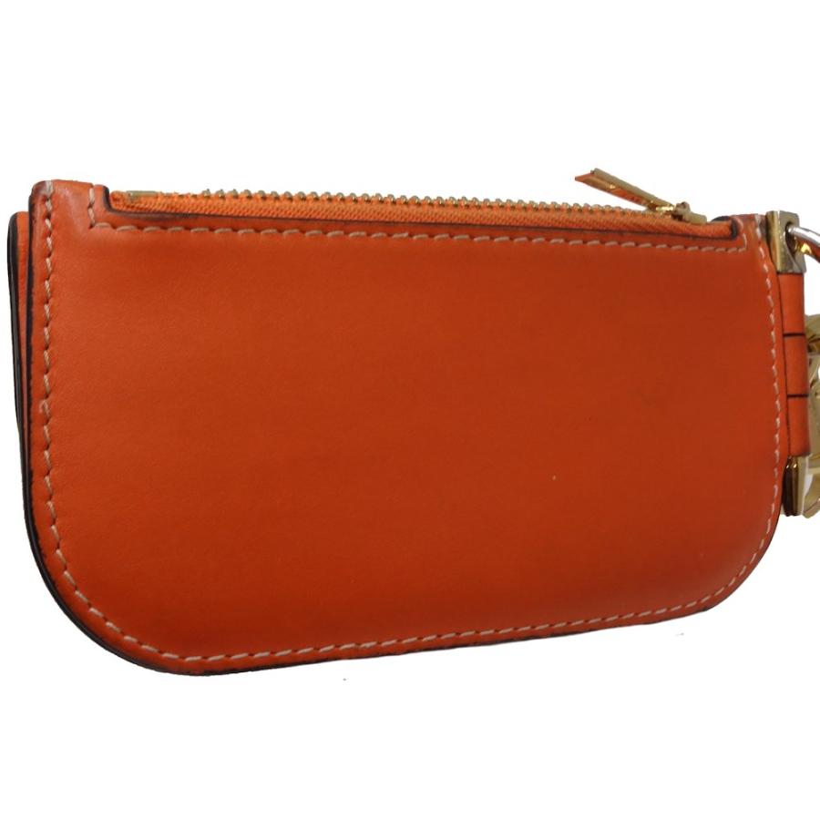 LOEWE（ロエベ） ミニウォレット ゲート 三つ折り財布 レザー オレンジ