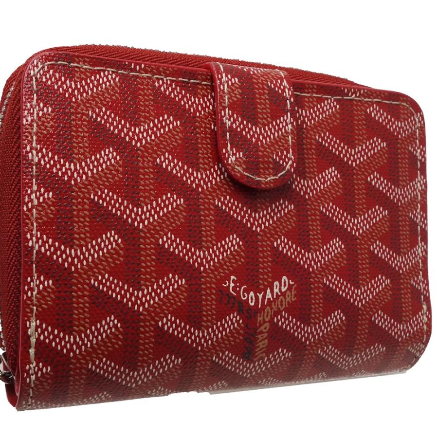 GOYARD ゴヤール コンパクトジップウォレット 二つ折り財布 PVC 