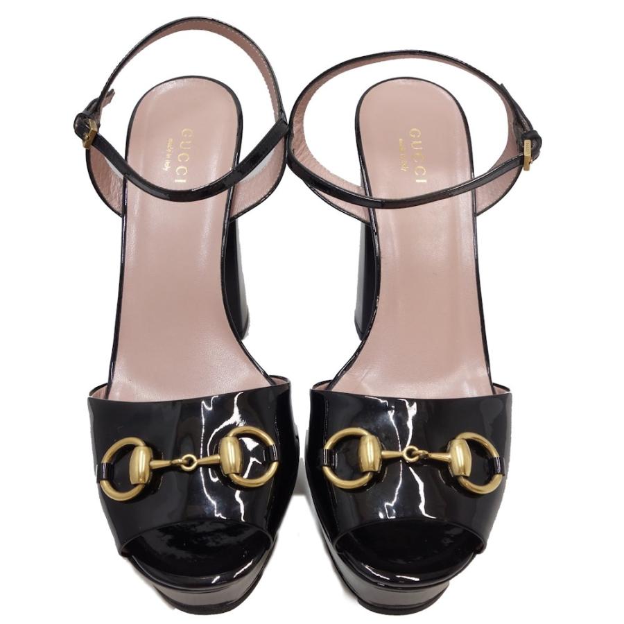 GUCCIエナメルミュール GUCCIエナメルミュール