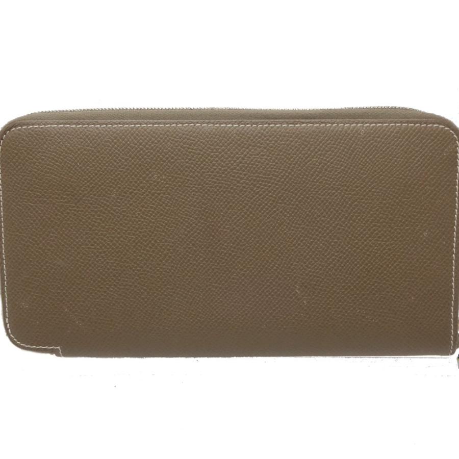 HERMES エルメス アザップロングシルクイン 長財布 ヴォーエプソン  