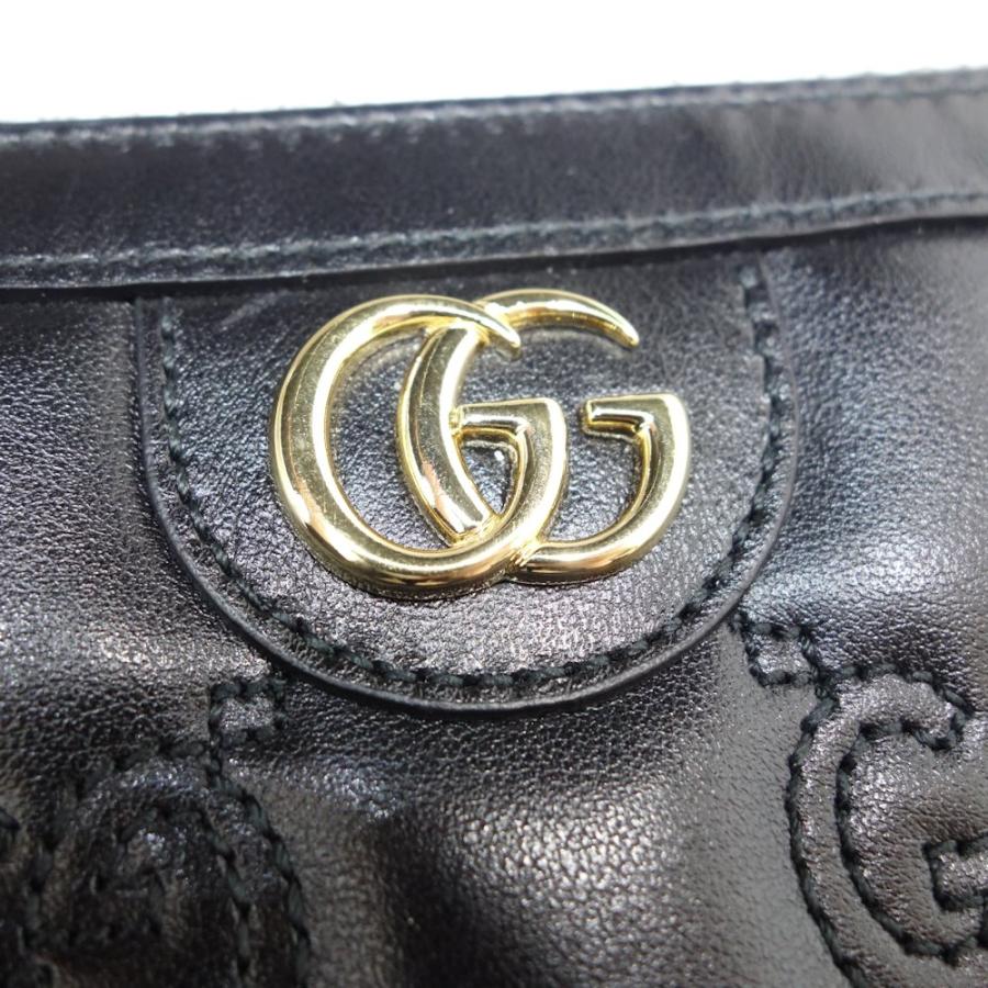 GUCCI（グッチ） ジップアラウンドウォレット GGマトラッセ 723784 長