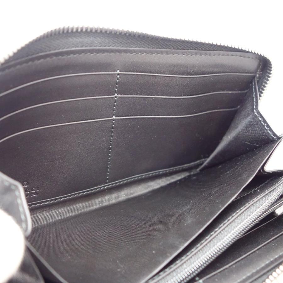グッチ GUCCI ラウンドファスナー グッチシマ 307987 長財布 レザー ブラック 083444【中古】 :083444:MIDORIYA 通販 グッチ GUCCI ラウンドファスナー グッチシマ 307987 長財布 レザー ブラック 083444