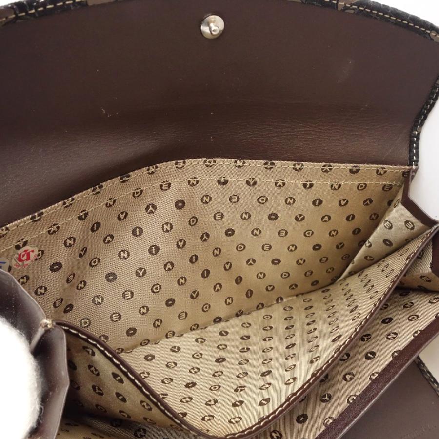 印傳屋 INDEN-YA 印伝 三つ折り アデヤ 長財布 鹿革 ブラック/083754 